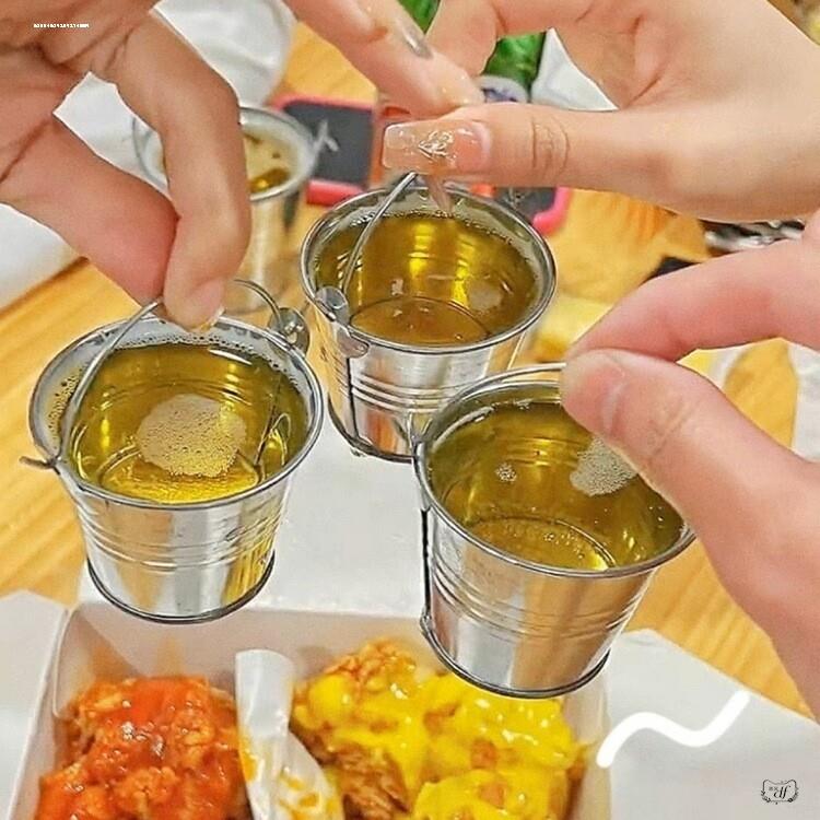 Wine Beer Online - Personalized Steel Bucket Cup for Drinking