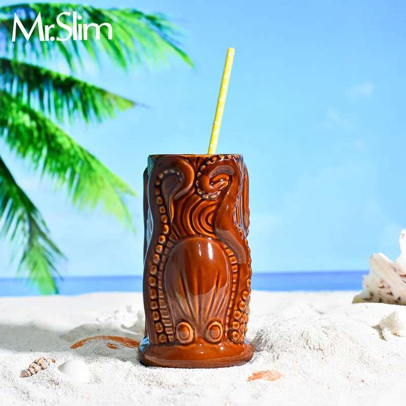 Wine Beer Indian - TIKI Bar Cocktail Cup Hawaii Tropic