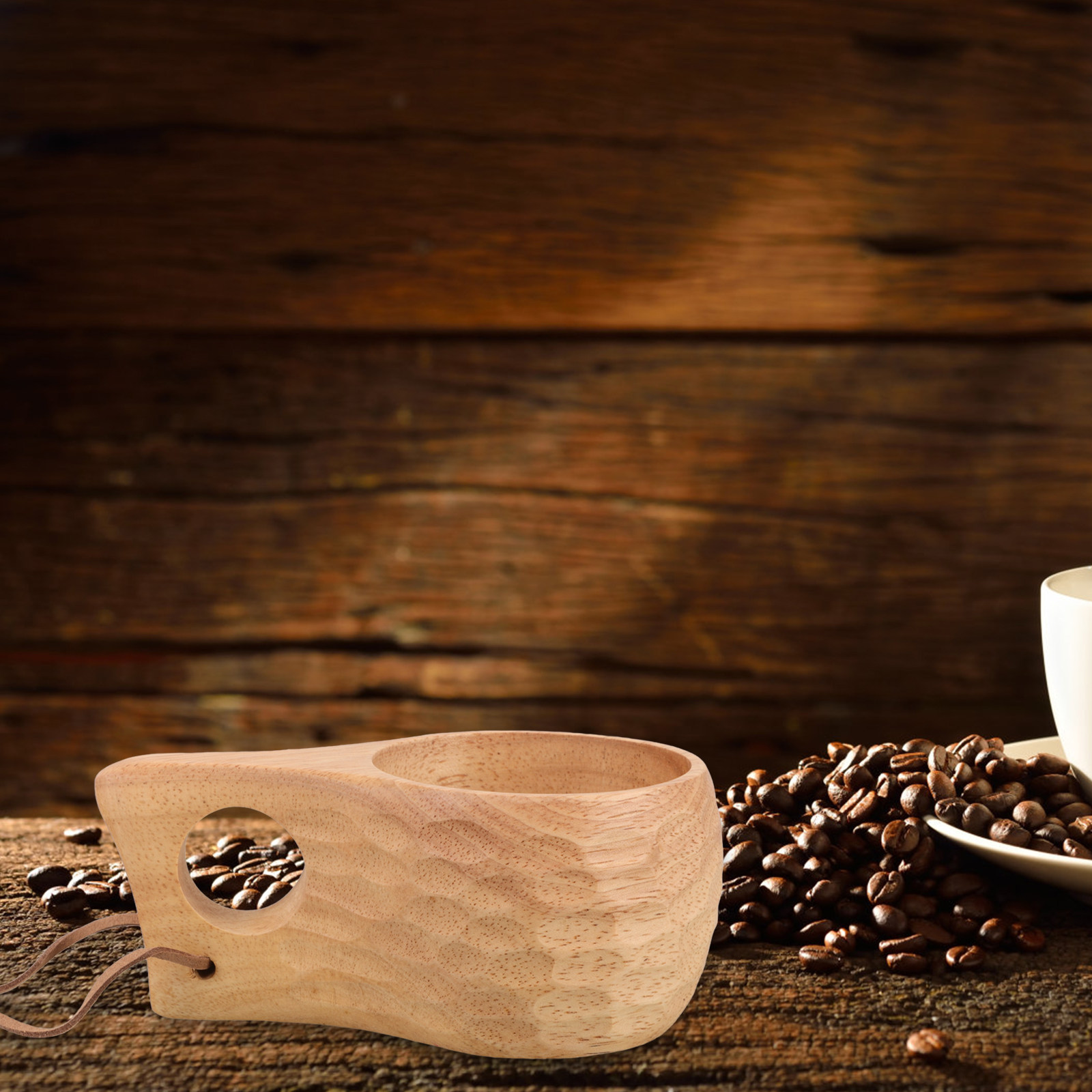 Wine Beer Coffee Drink - 240Ml Wooden Milk Cup Solid Wood