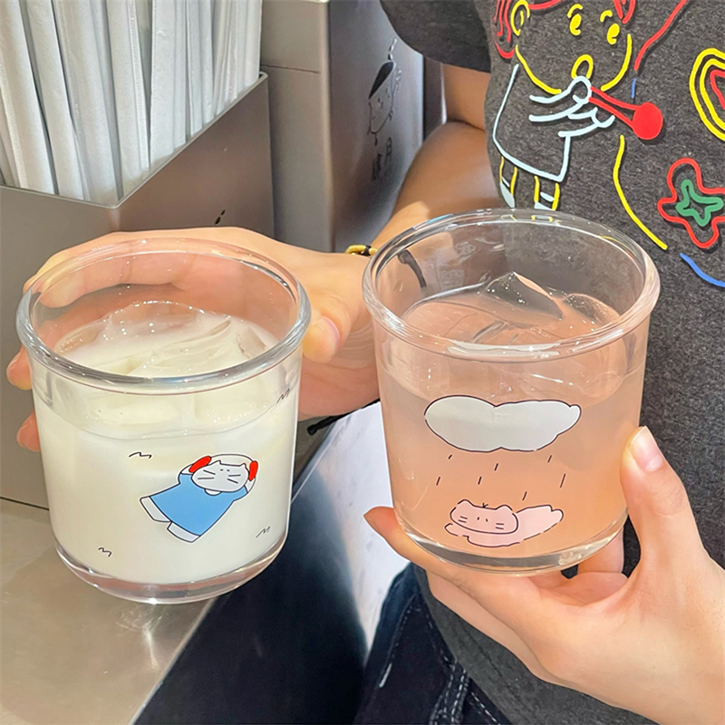 Wine Beer Coffee Drink - Kawaii Glass Cups Tumbler Iced Coffee