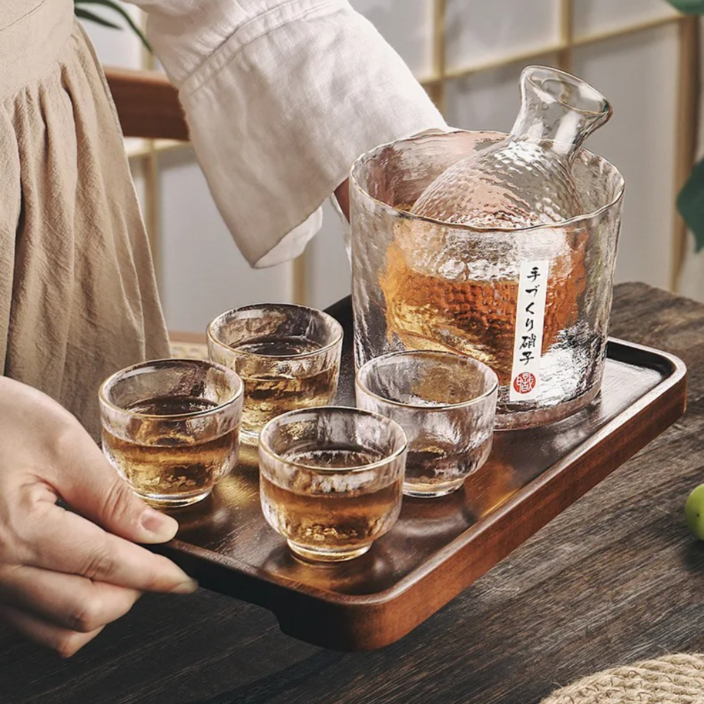 Whiskey Stone Set - Japanese Glass Bar Sets Glass Sake