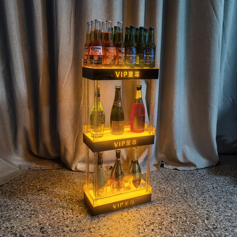Wine To Beer To Liquor - LED colorful light multi-layer movable XO