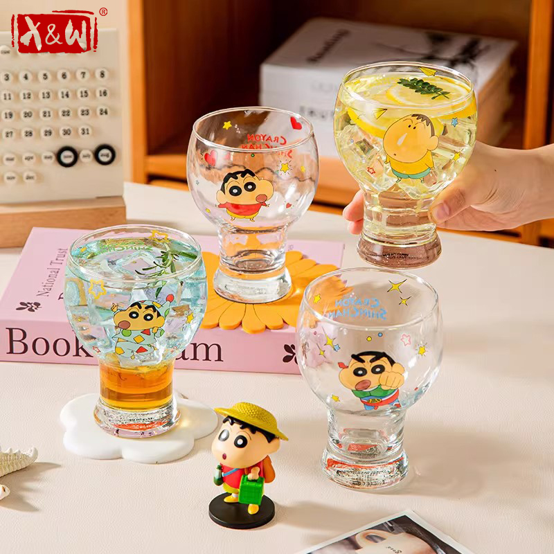 Wine X Beer - X&W 4Pcs Crayon Shin-Chan Glass Beer