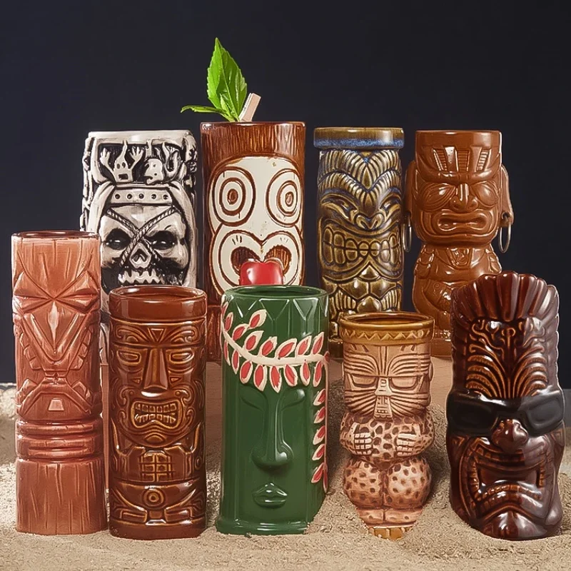 60 Type Hawaiian Tiki Mug Cera - Wine With Beer Cocktail recensione e prezzo