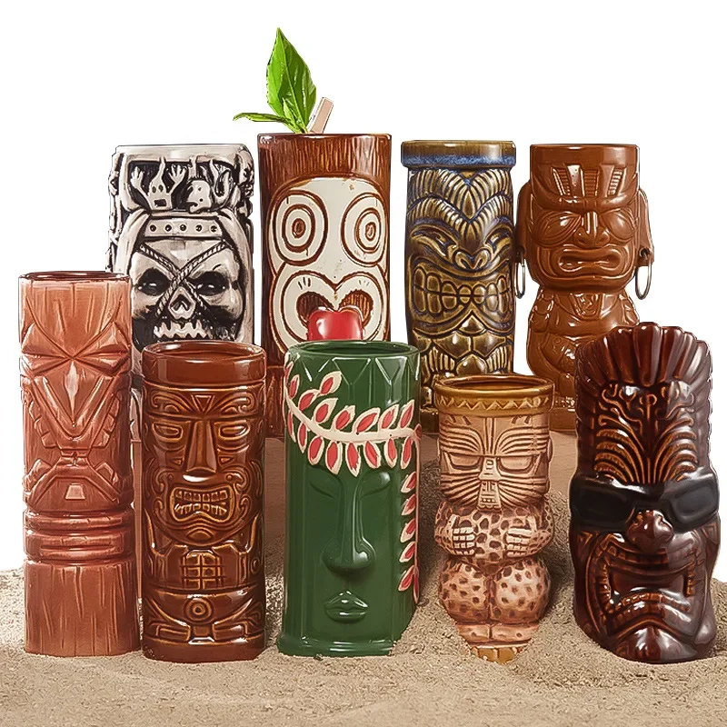 60 Type Hawaiian Tiki Mug Cera - Wine With Beer Cocktail recensione e prezzo