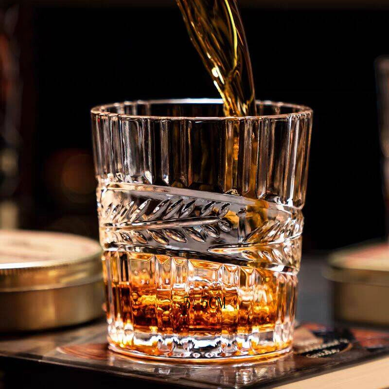 Embossed Whiskey Glass High-Qu - Wine To Beer To Liquor recensione e prezzo