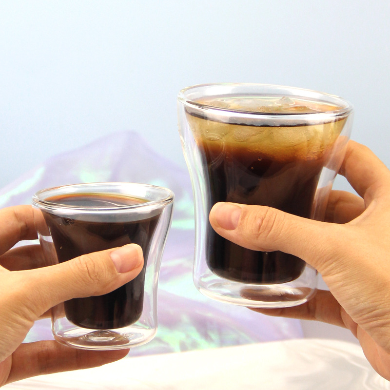 100/200/250ml Double Wall Glas - Wine Beer Coffee Drink recensione e prezzo