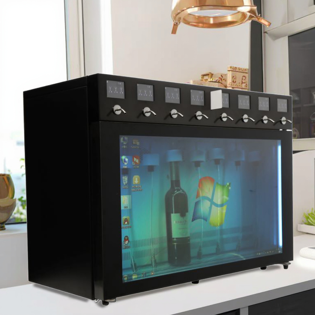 8 Bottles bar Cooler Electric  - Wine & Beer Unlimited Spirits Photos recensione e prezzo