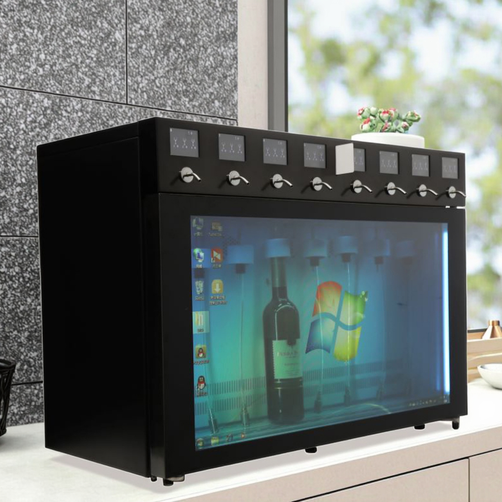 8 Bottles bar Cooler Electric  - Wine & Beer Unlimited Spirits Photos recensione e prezzo