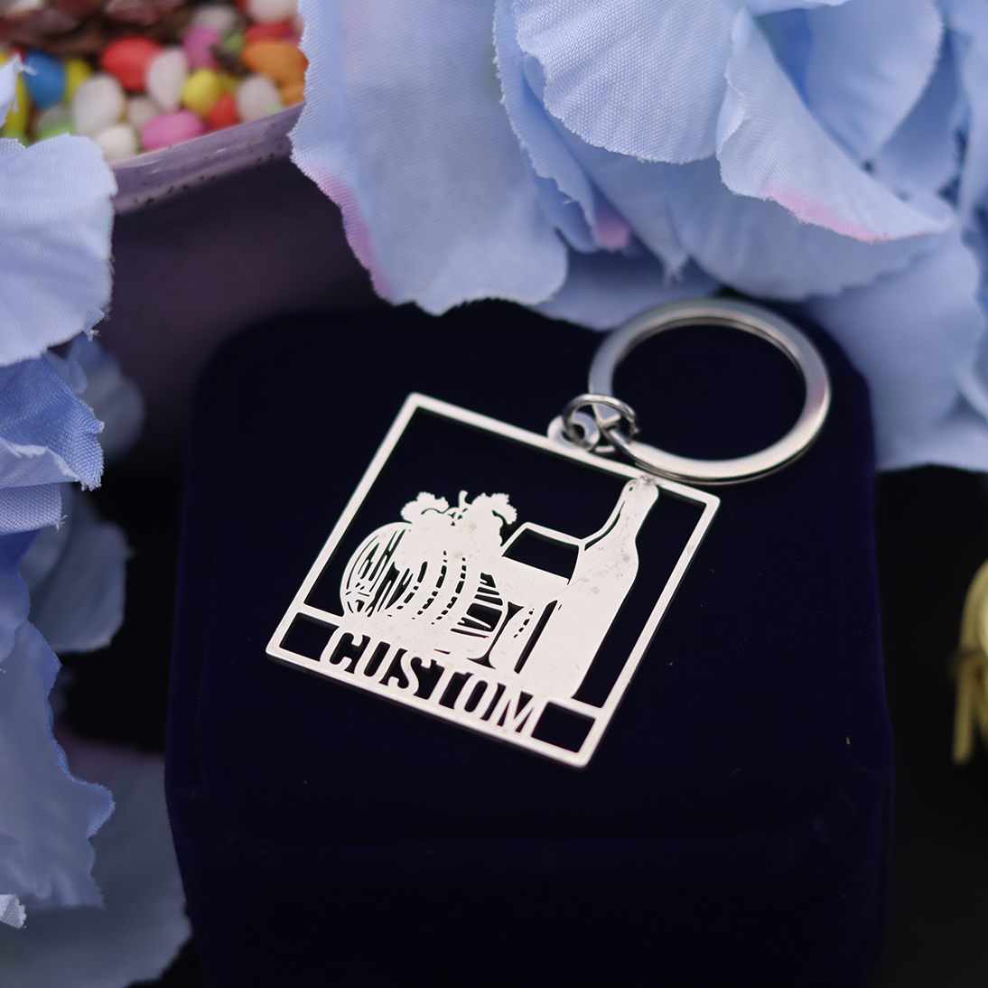 QIAMNI Custom Name Engraved Da - Wine With Beer Name recensione e prezzo