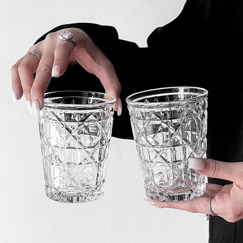 2pcs 310ml Vintage Diamond Pat - Wine To Beer To Liquor recensione e prezzo
