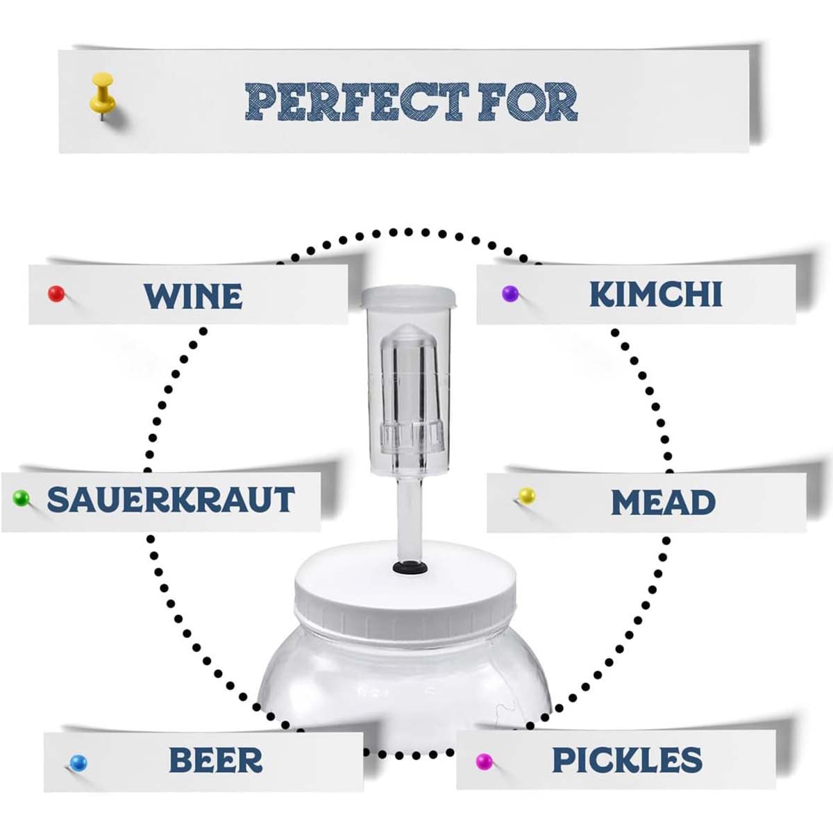 Brewing Fermentation 3-Piece A - Wine Beer And More recensione e prezzo