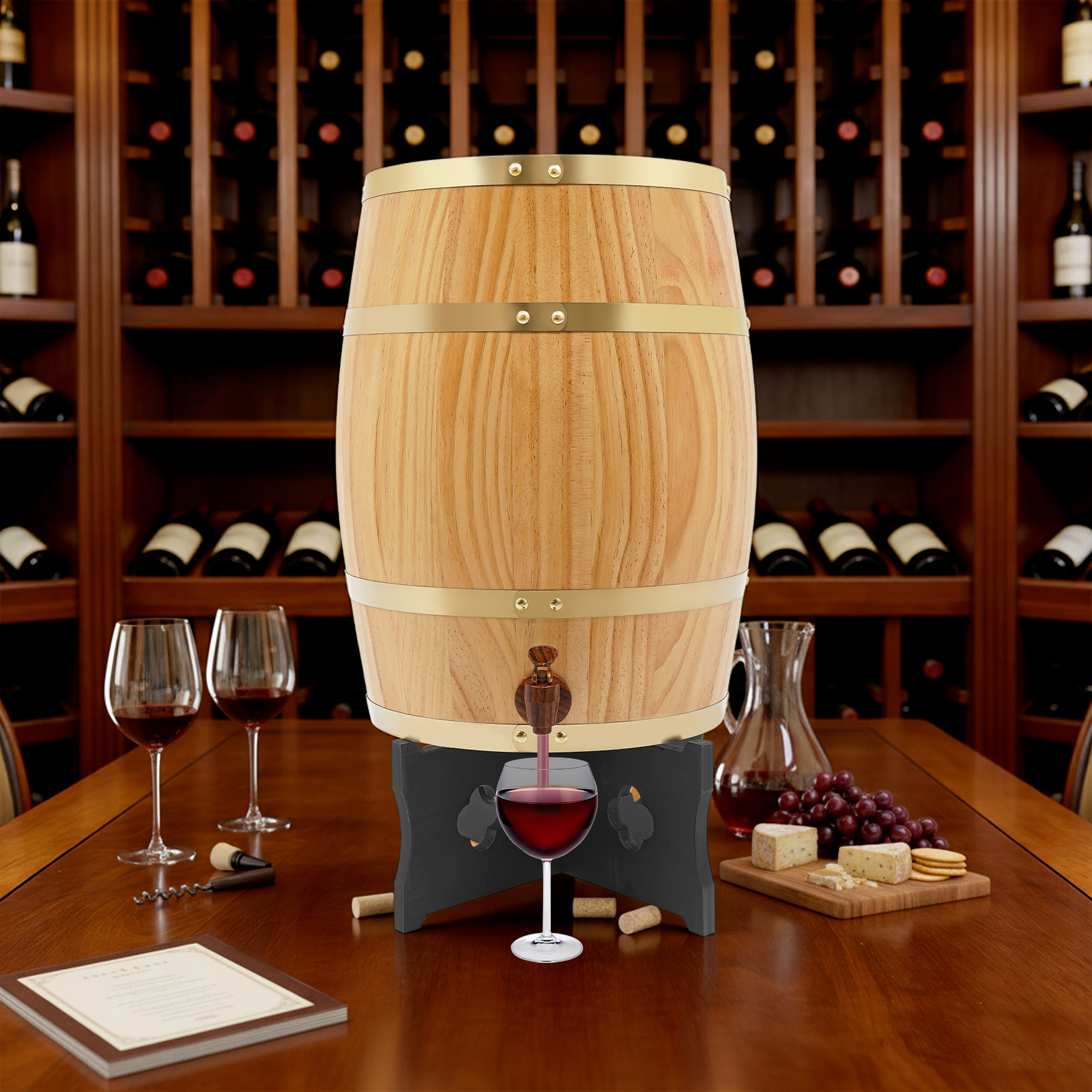 20L/5.28Gal Wood Color Wine Ba - Wine In Beer Store recensione e prezzo