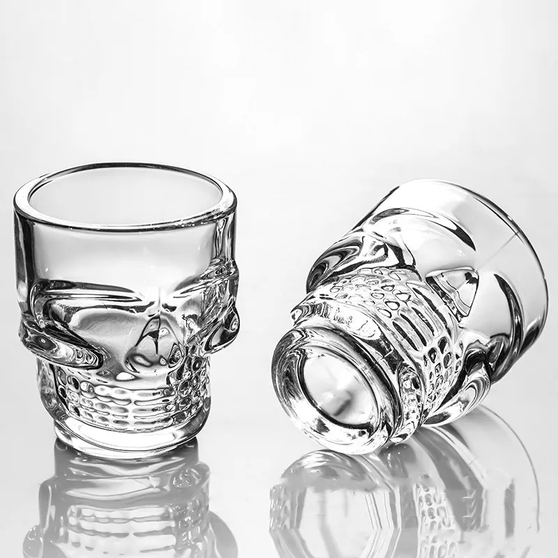 1/2Pcs Skull Head Shot Glass C - Wine To Beer To Liquor recensione e prezzo