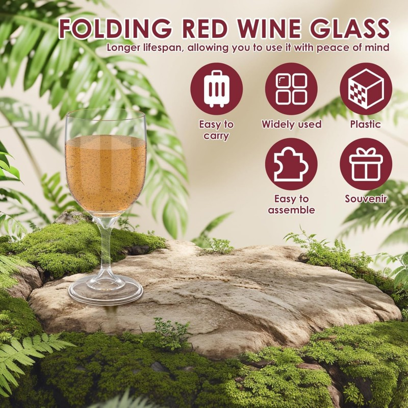 RV Portable Wine Glass Goblet  - Wine & Beer Unlimited Spirits Photos recensione e prezzo