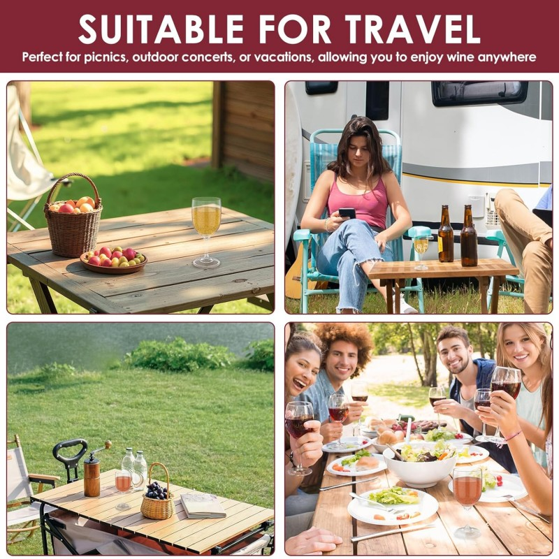 RV Portable Wine Glass Goblet  - Wine & Beer Unlimited Spirits Photos recensione e prezzo