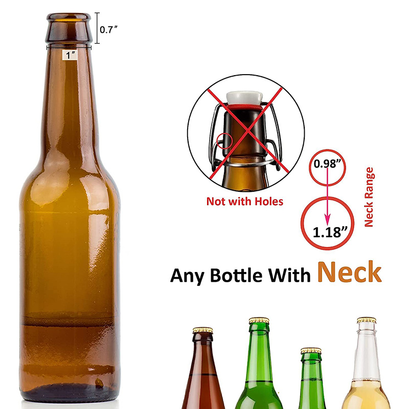 Flip Top Cap Stopper Swing Top - Wine Root Beer recensione e prezzo