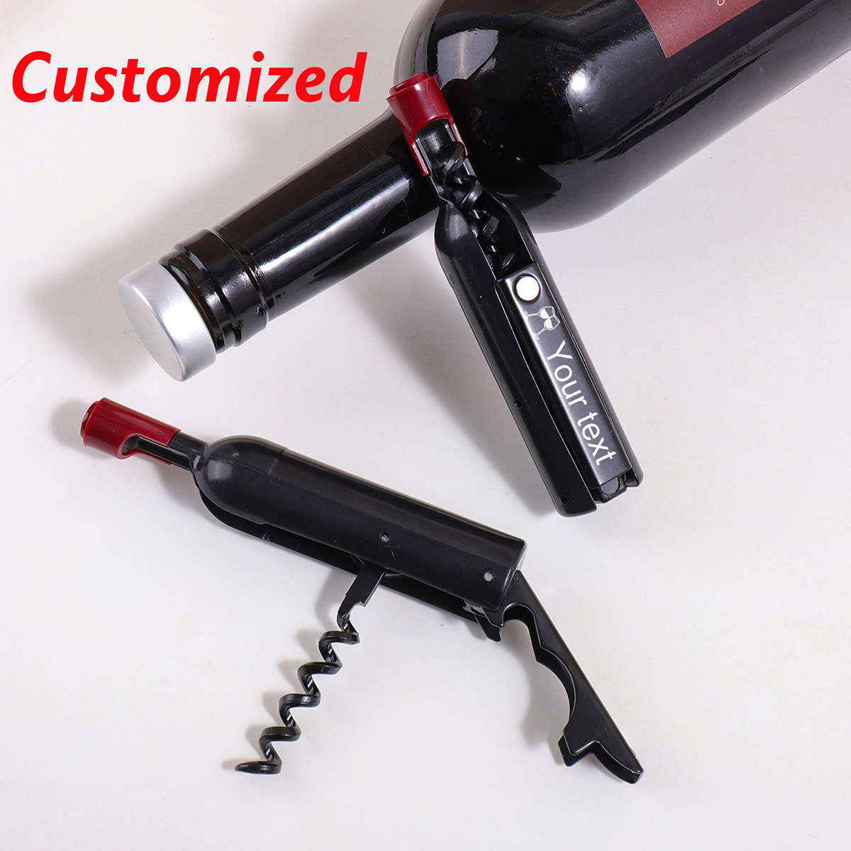 Custom Text Wine Opener Person - Wine With Beer Name recensione e prezzo