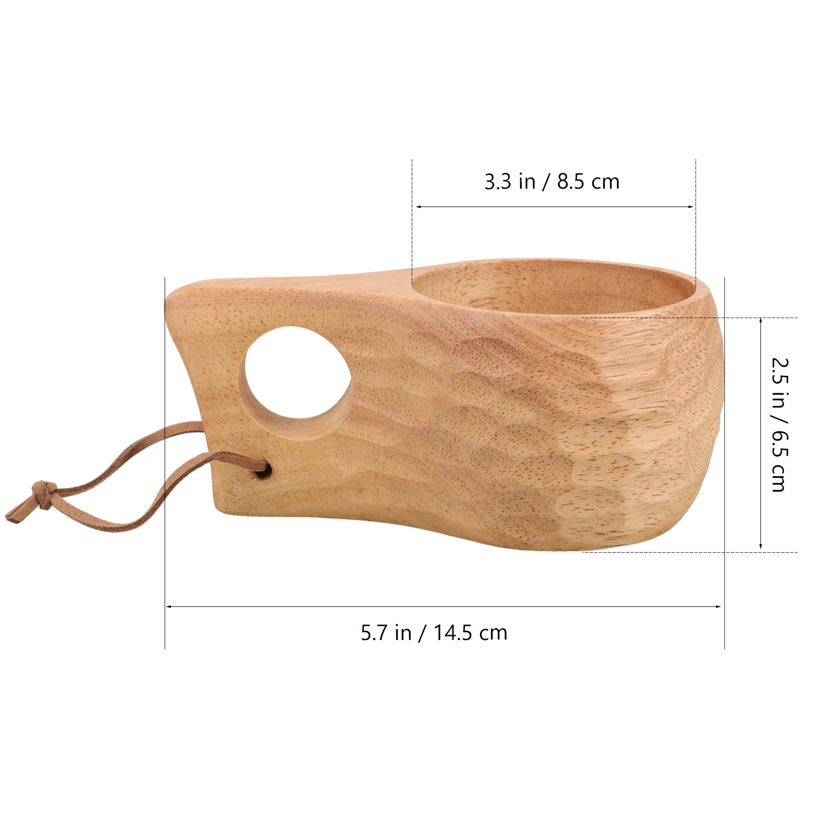 240Ml Wooden Milk Cup Solid Wo - Wine Beer Coffee Drink recensione e prezzo