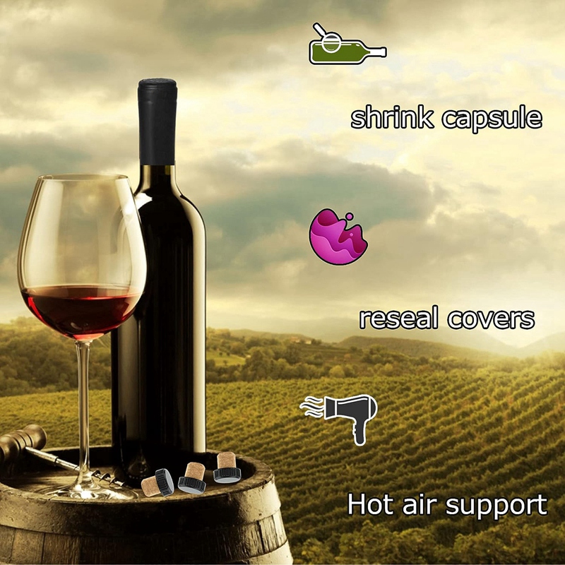 Caps Wrap Wine Bottle Seals 50 - Wine & Beer Unlimited Spirits Photos recensione e prezzo
