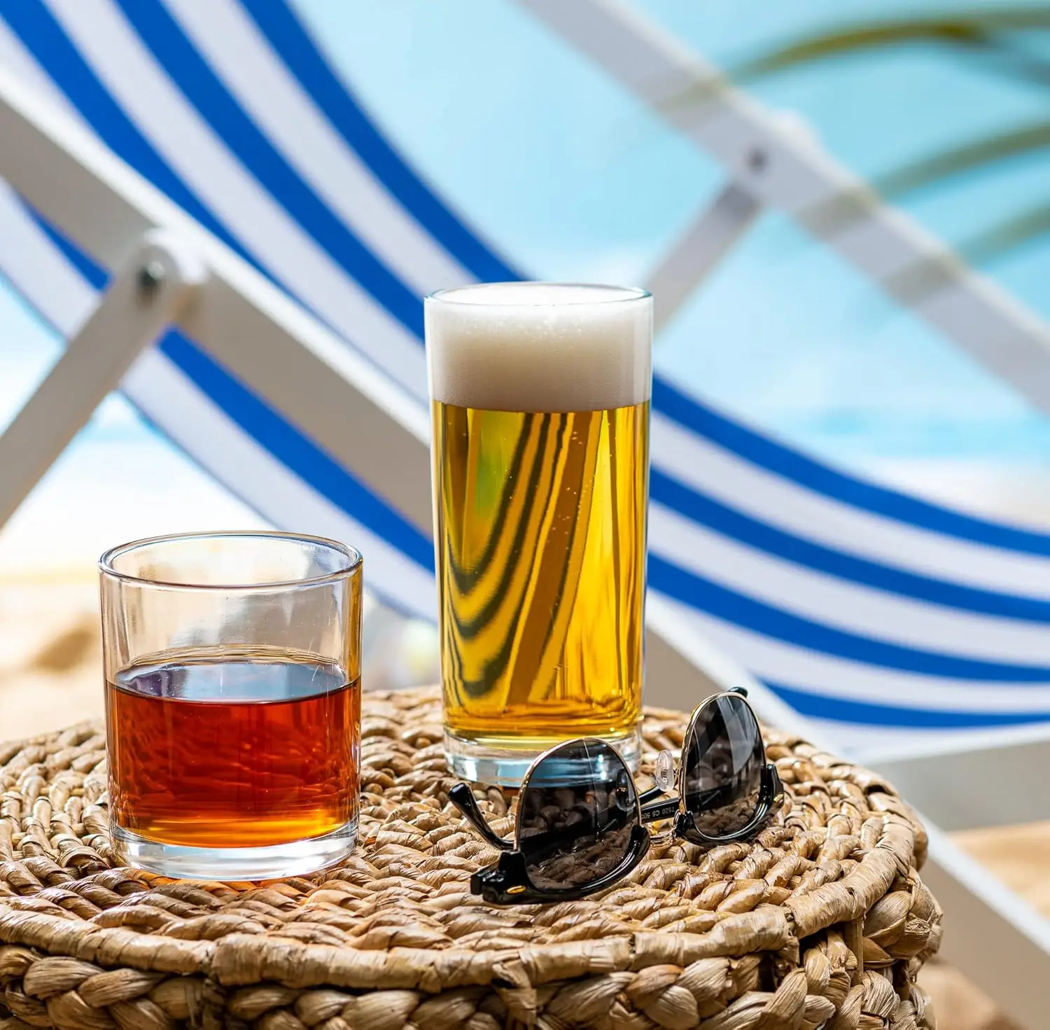 8-Piece Hurricane Glass Set: 4 - Wine Beer And More recensione e prezzo