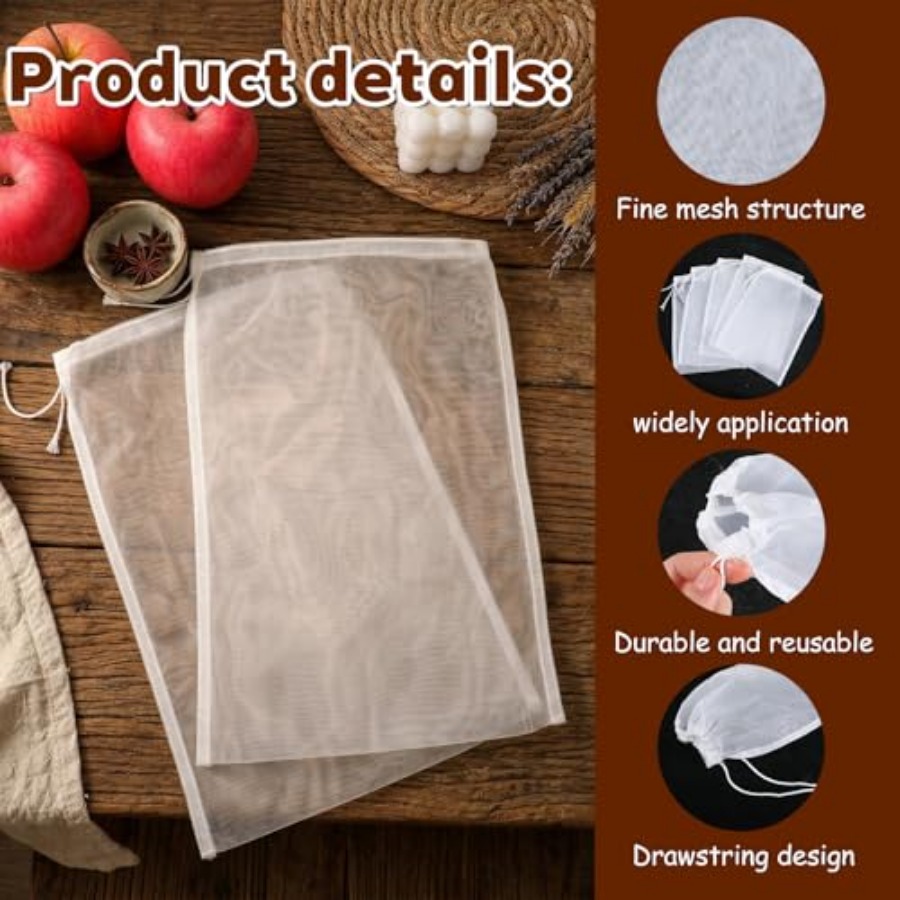 5 Pcs Nylon Brew Bags, Fine Me - Wine X Beer recensione e prezzo
