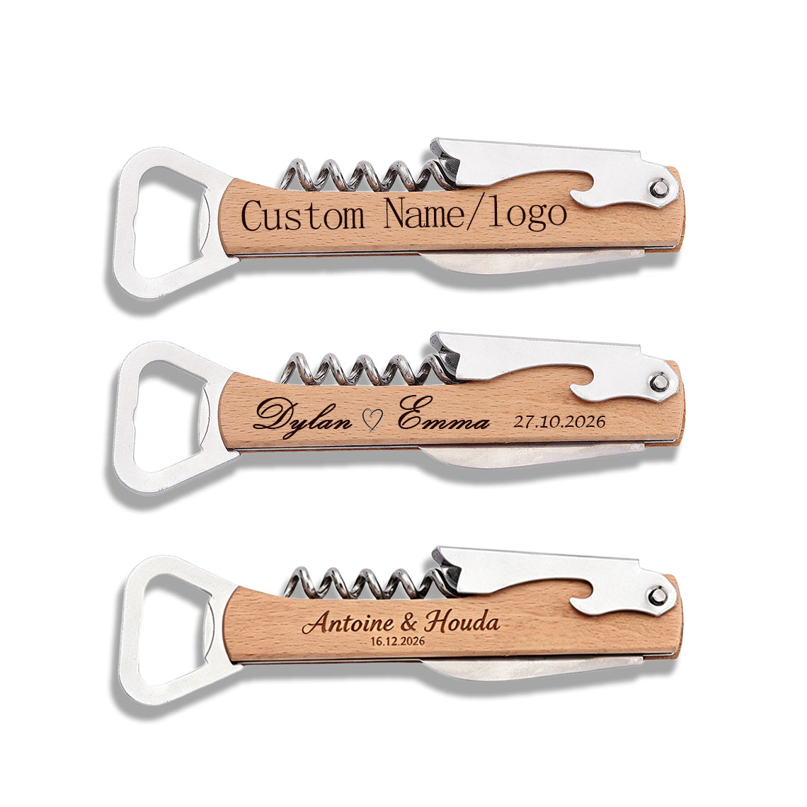 20pcs Personalized Engraved Wo - Wine With Beer Name recensione e prezzo