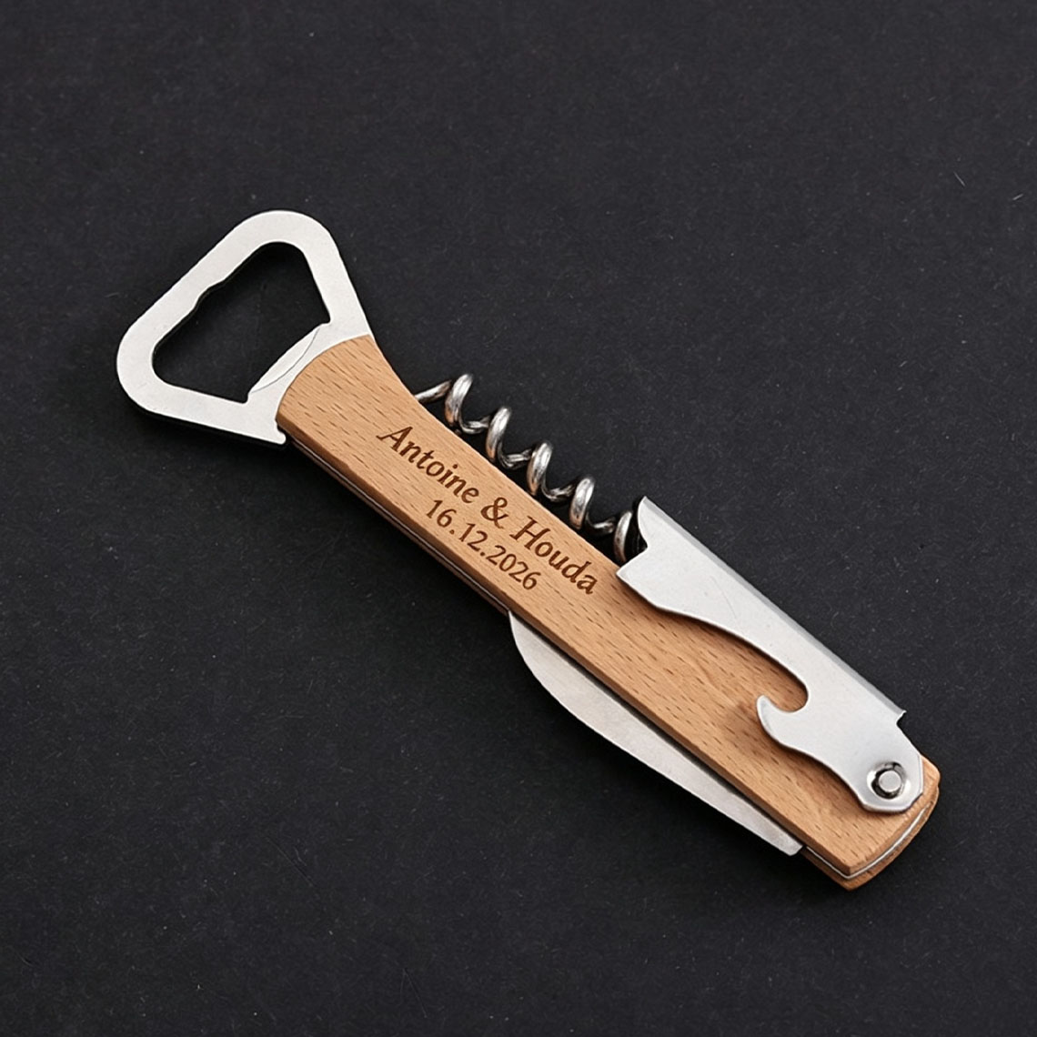 20pcs Personalized Engraved Wo - Wine With Beer Name recensione e prezzo