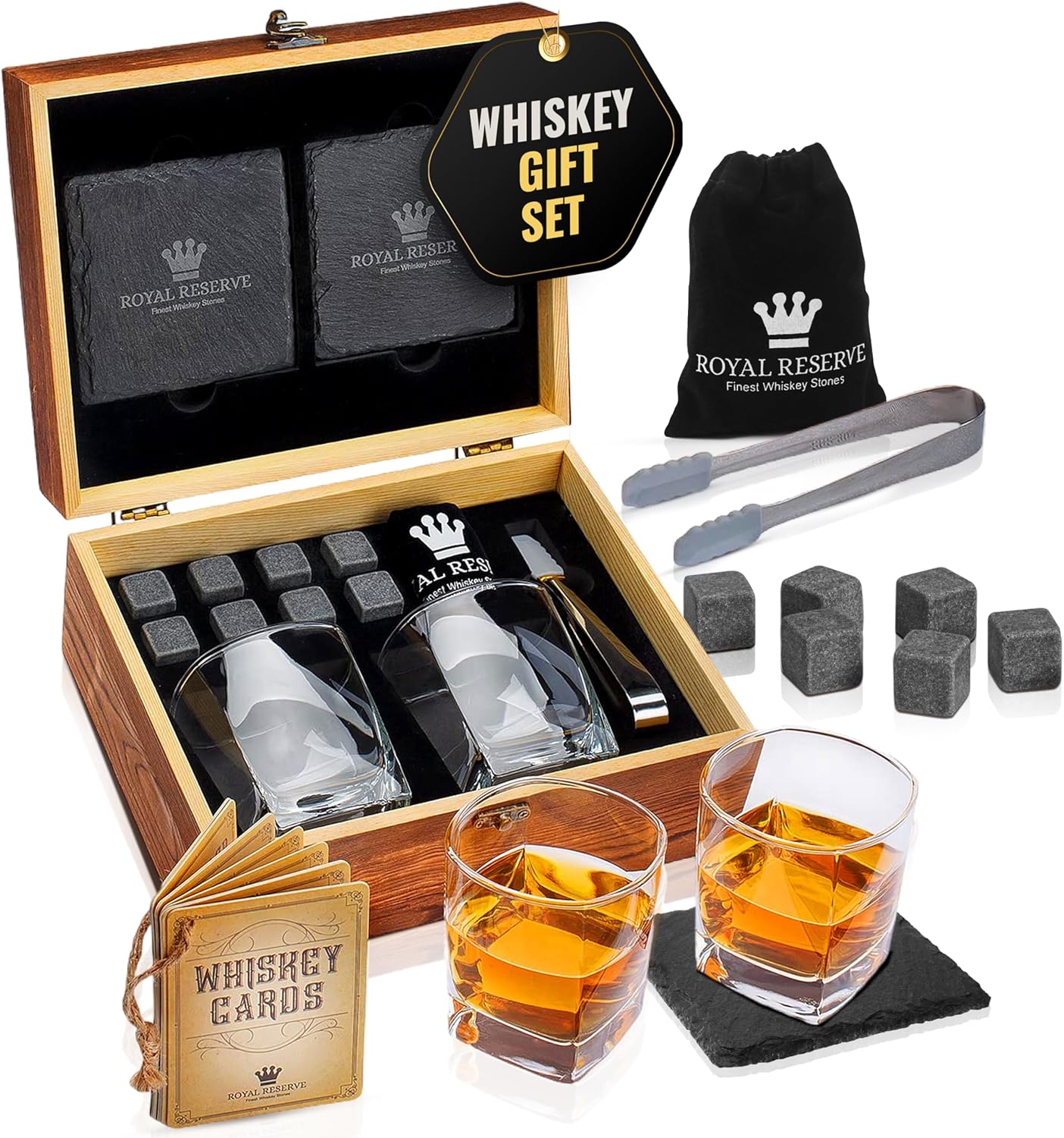 Whiskey Stones Gift Set with G - Whiskey Stone Set recensione e prezzo