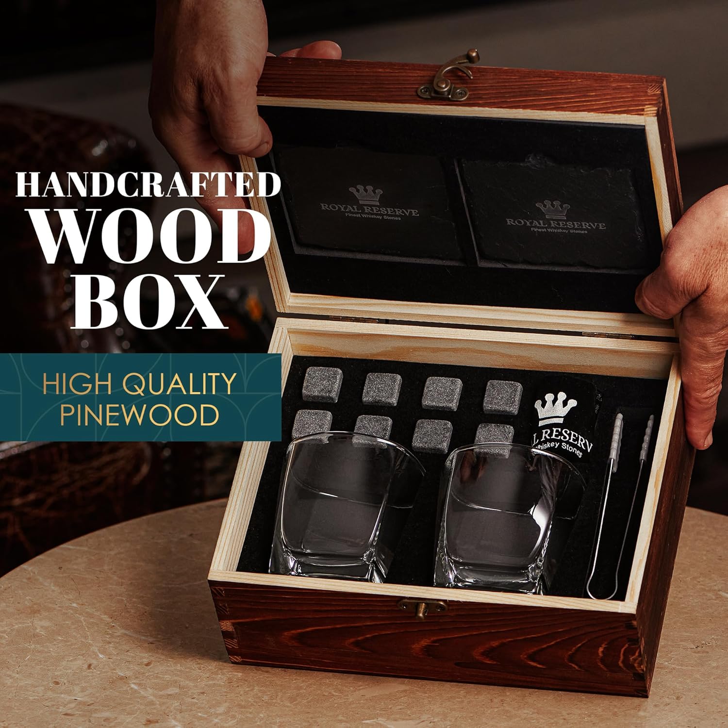 Whiskey Stones Gift Set with G - Whiskey Stone Set recensione e prezzo