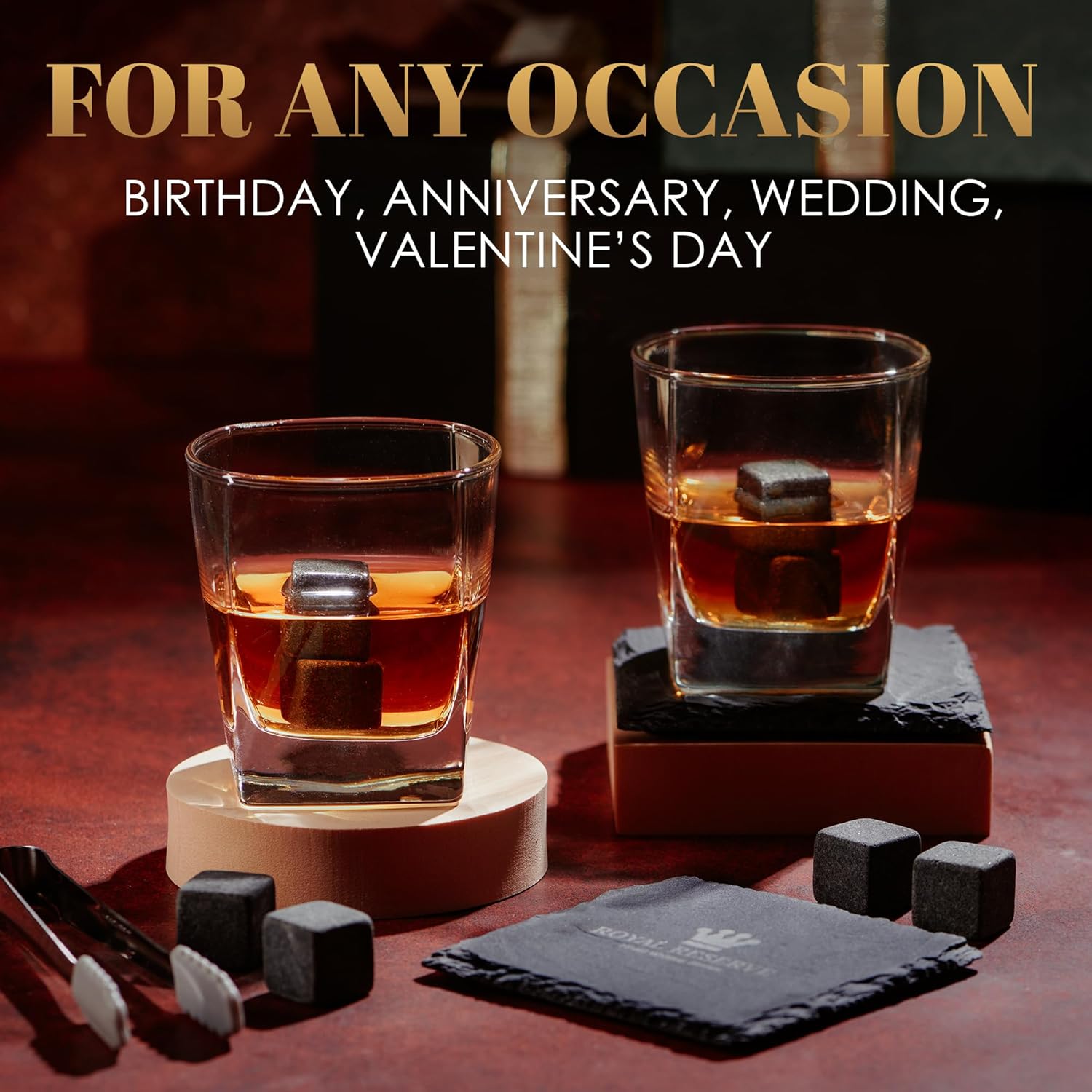 Whiskey Stones Gift Set with G - Whiskey Stone Set recensione e prezzo