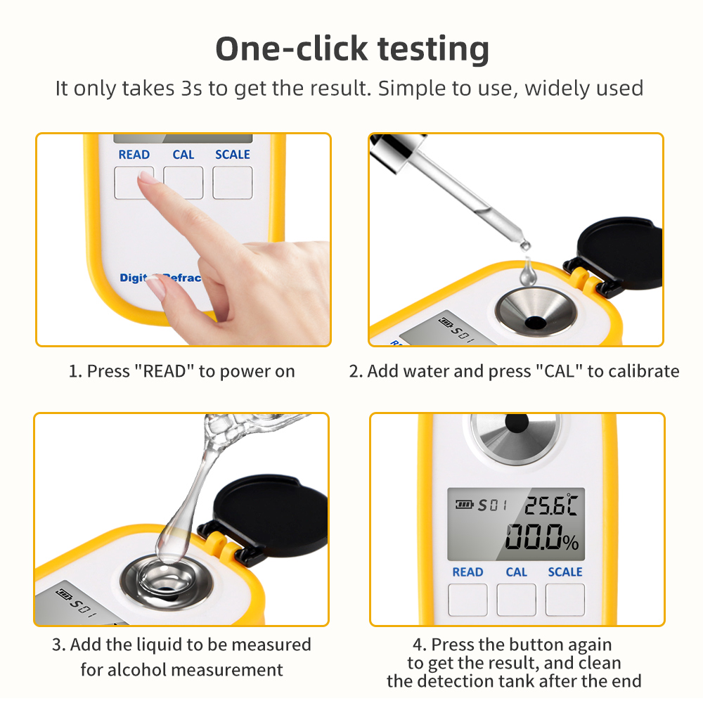 Digital Alcohol Refractometer  - Wine To Beer To Liquor recensione e prezzo