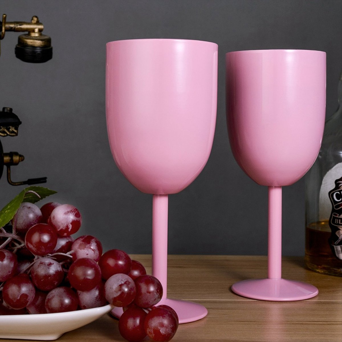 2PCS Insulated Pink Wine Glass - Wine & Beer Unlimited Spirits Photos recensione e prezzo