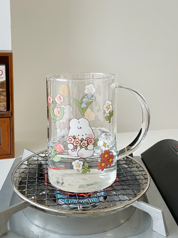 1000ml Cute Bunny Glass Cup Wi - Wine Beer Coffee Drink recensione e prezzo
