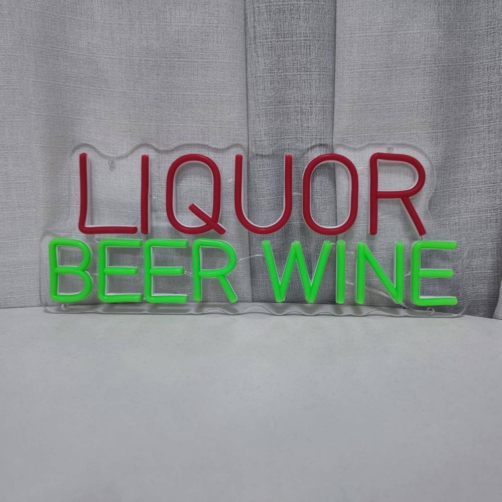 Liquor Beer Wine LED Neon Sign - Wine In Beer Store recensione e prezzo