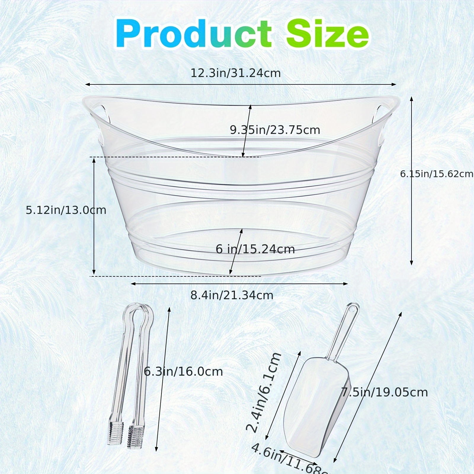 10-Piece Party Ice Bucket Set  - Wine Beer And More recensione e prezzo