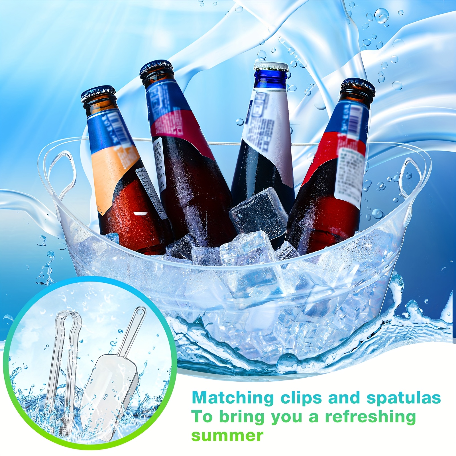10-Piece Party Ice Bucket Set  - Wine Beer And More recensione e prezzo