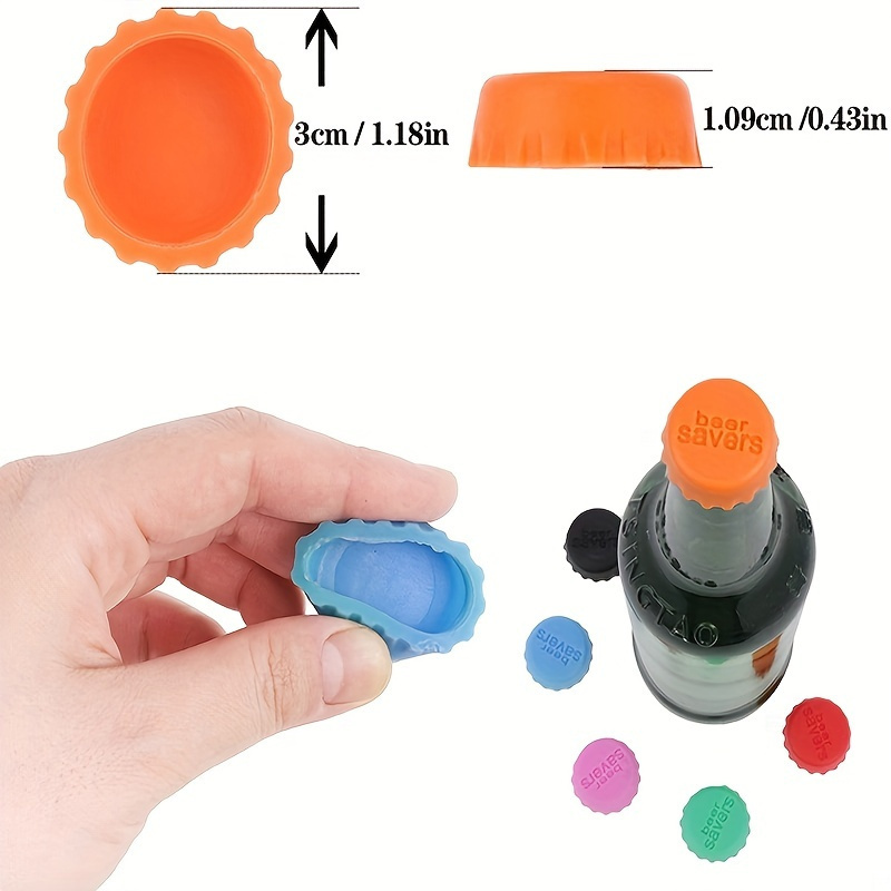 6pcs Set Reusable Silicone Bot - Wine Beer And More recensione e prezzo