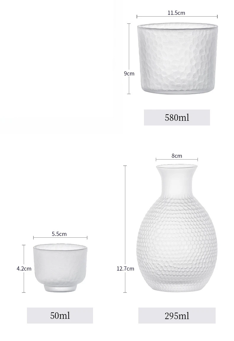 Japanese Glass Bar Sets Glass  - Whiskey Stone Set recensione e prezzo