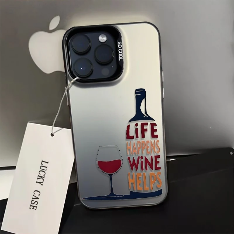 Funny Wine Quote Phone Case fo - Wine & Beer Unlimited Spirits Photos recensione e prezzo