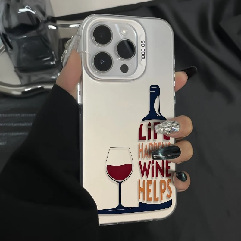 Funny Wine Quote Phone Case fo - Wine & Beer Unlimited Spirits Photos recensione e prezzo