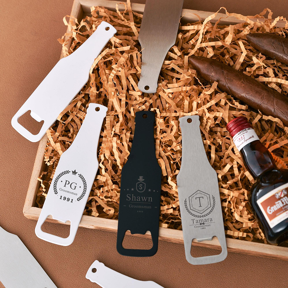 Custom Wedding Stainless Steel - Wine With Beer Name recensione e prezzo