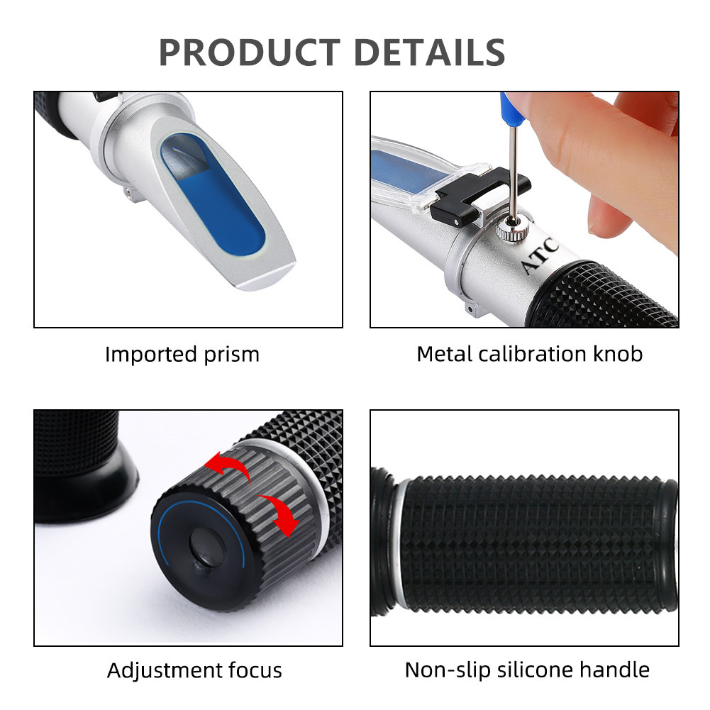 Refractometer 0-32% Brix Beer  - Wine To Beer To Liquor recensione e prezzo