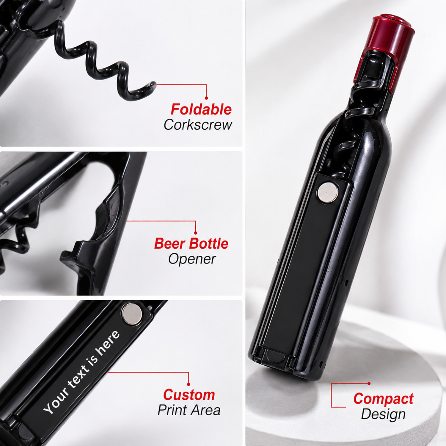 1Pc Wine Bottle Custom Text Re - Wine With Beer Name recensione e prezzo