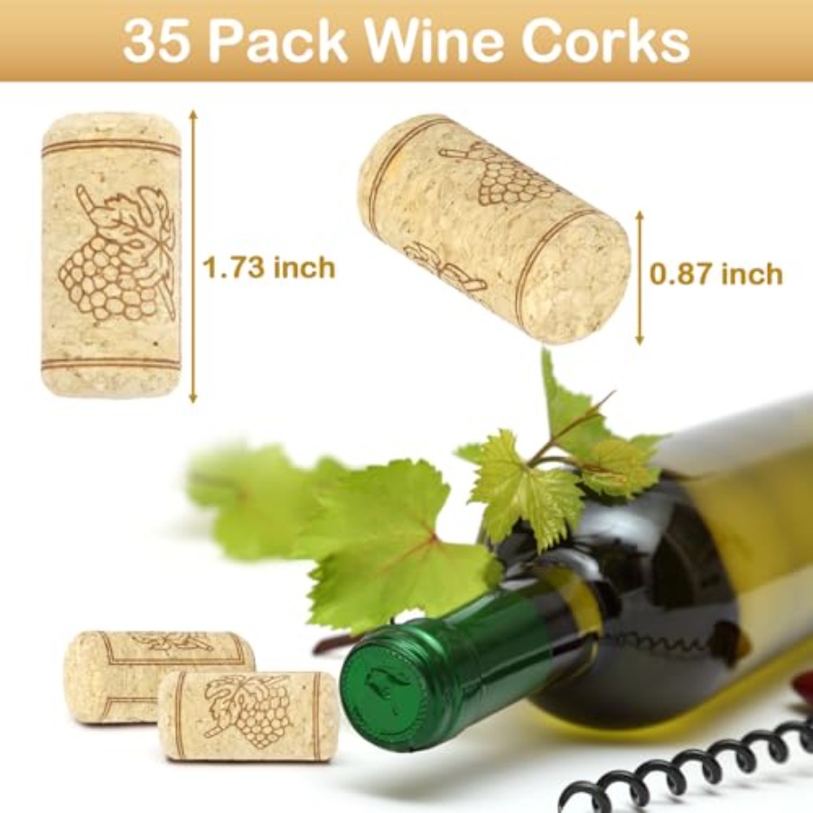 35 Pack Straight Wine Corks, # - Wine X Beer recensione e prezzo