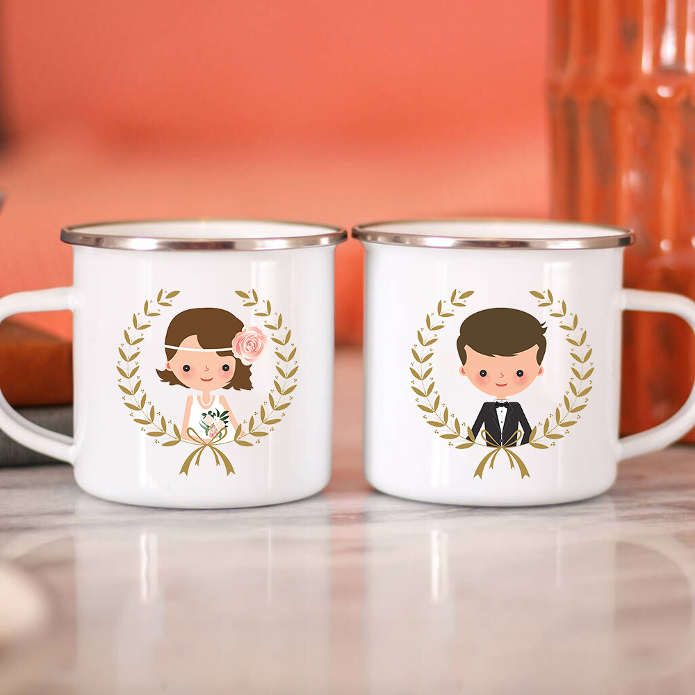 Bride Bridegroom Creative Enam - Wine Beer Coffee Drink recensione e prezzo
