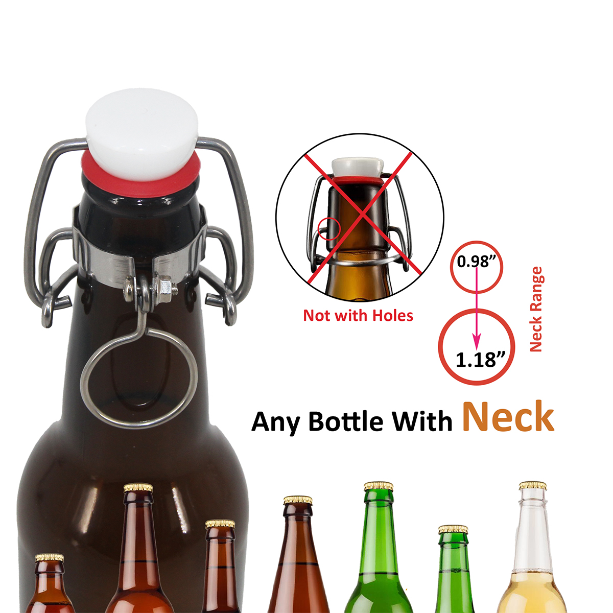 12 PCS Useful Cap Flip Top Sto - Wine Root Beer recensione e prezzo