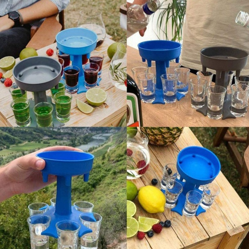6 Shot Glass Wine Whisky Beer  - Wine To Beer To Liquor recensione e prezzo