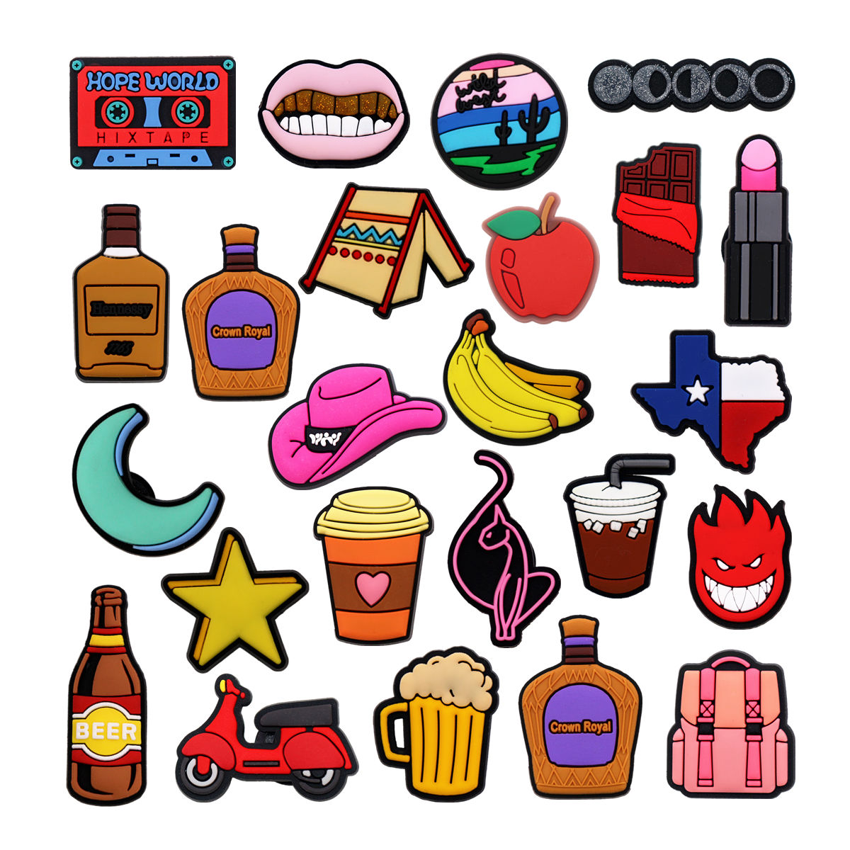 1 Pcs Novelty Shoe Charms Acce - Wine X Beer recensione e prezzo