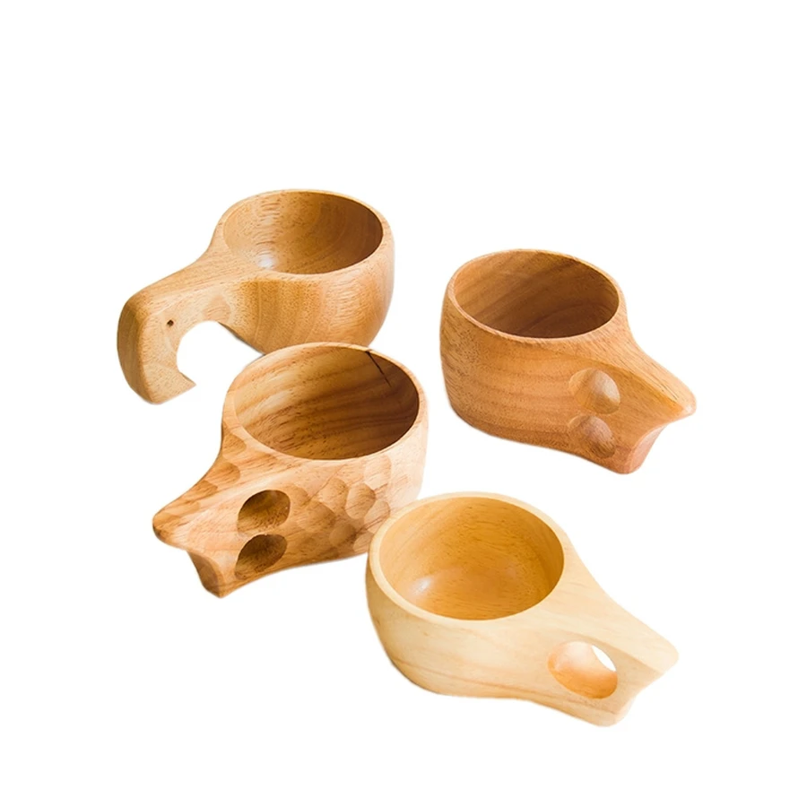 Handmade Natural Solid Wood Te - Wine Beer Coffee Drink recensione e prezzo